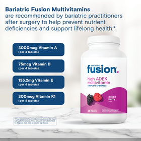 Flacon de 120 comprimés Bariatric Fusion pour un mois