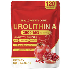 Flacon de 120 gélules de complément alimentaire Urolithine A 2500mg