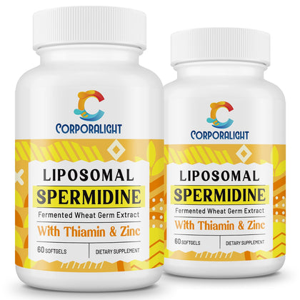 Flacon de 120 gélules de spermidine 30mg de CORPORALIGHT
