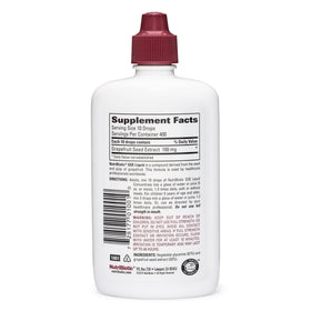 Flacon de 120 ml d'extrait de graines de pamplemousse NutriBiotic avec étiquette