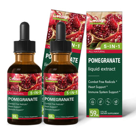 Flacon de 120 ml d'extrait de grenade vue de face
