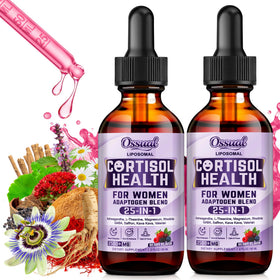 Flacon de 120ml de gouttes liposomales de cortisol Ossual