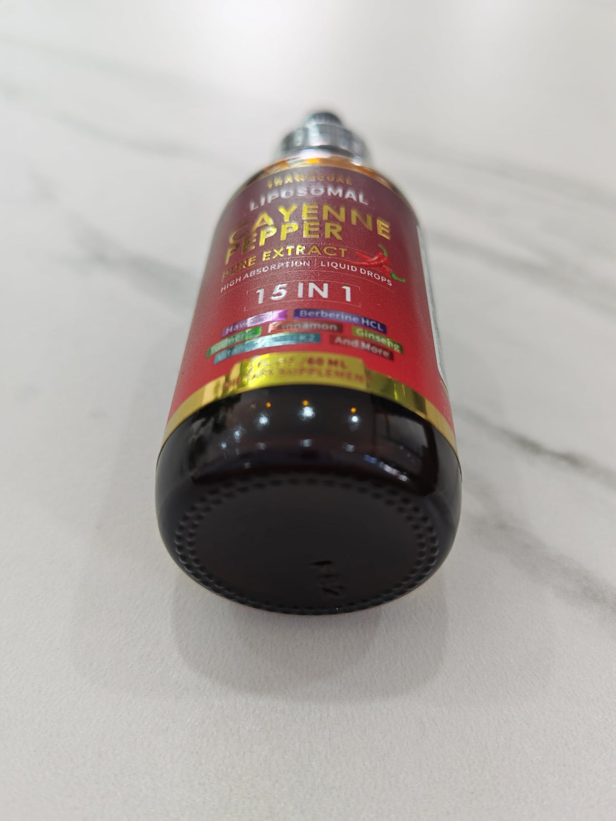 Flacon de 120ml de Trawecual avec un fond naturel