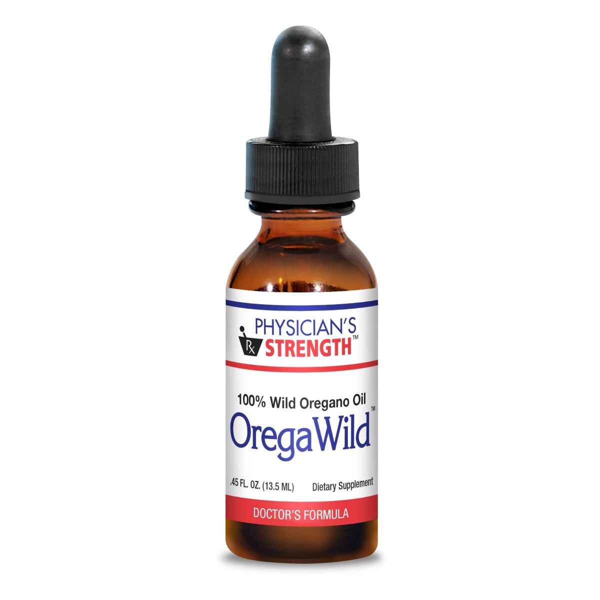 Flacon de 13,5 mL d'huile d'origan sauvage OregaWild de Physician's Strength