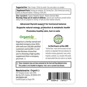 Flacon de 15 ml de gouttes d'iode nascent bio Organixx