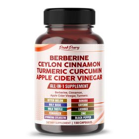 Flacon de 150 capsules de Berbérine HCL PEAKPURY