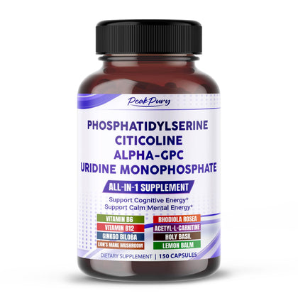 Flacon de 150 capsules de PEAKPURY Phosphatidylsérine