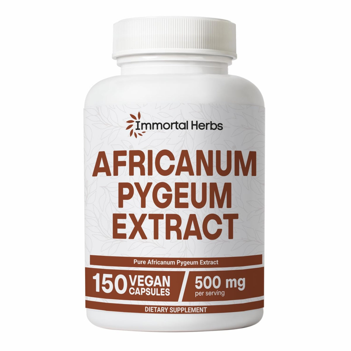 Flacon de 150 capsules de Pygeum Africain Immortal Herbs