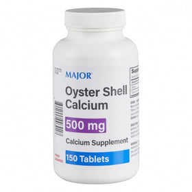 Flacon de 150 comprimés de calcium coquille d'huître MAJOR 500 mg