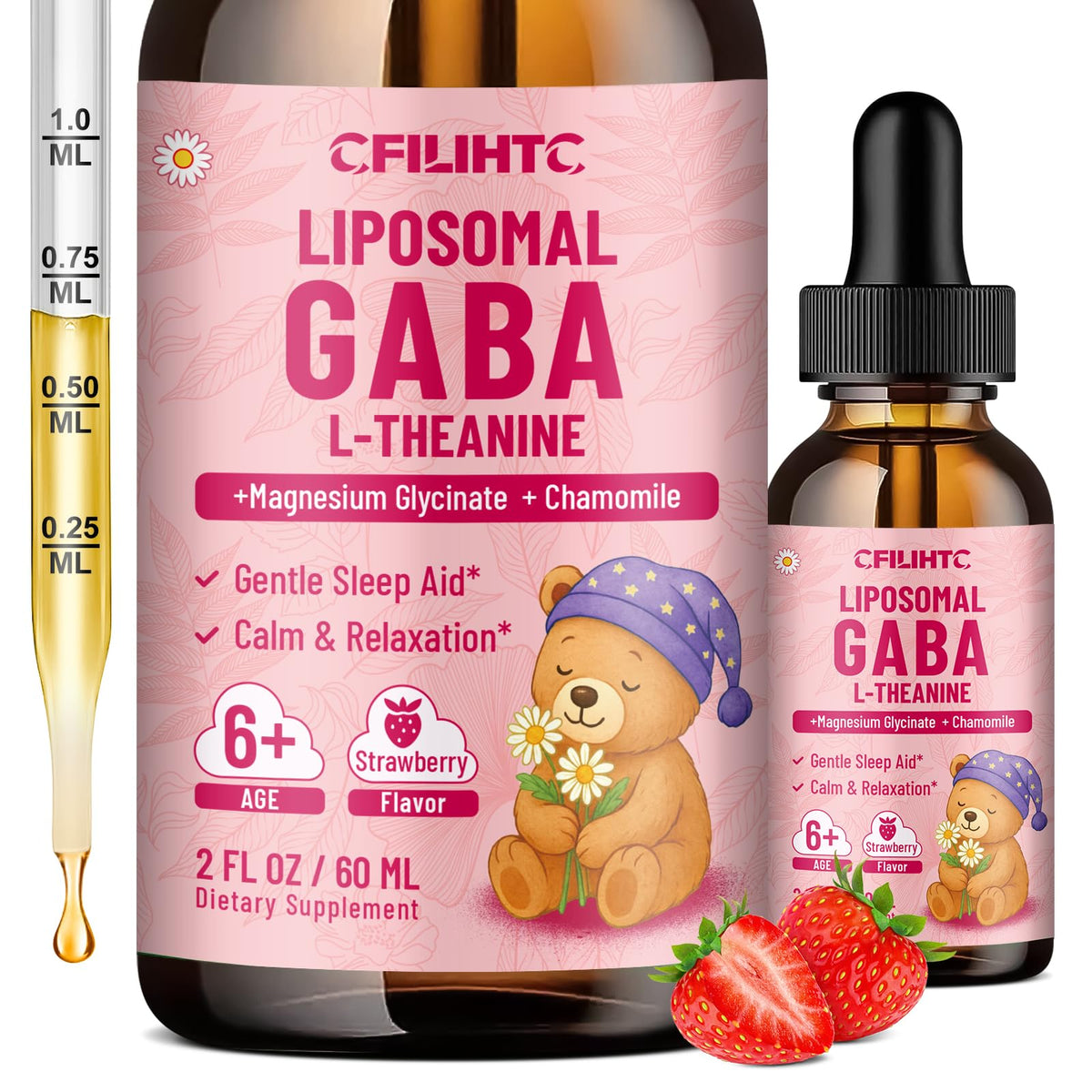 Flacon de 150g de GABA Liposomal L-Théanine CFILIHTC