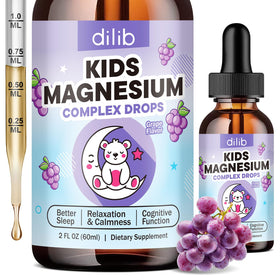 Flacon de 150g de magnésium glycinate dilib pour enfants