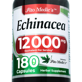 Flacon de 180 capsules d'échinacée FITO MEDIC'S vue de face