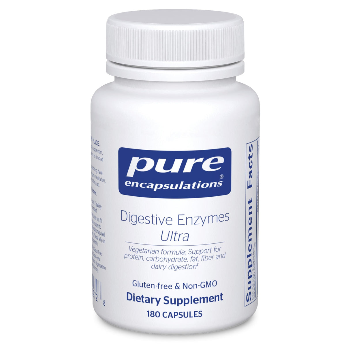 Flacon de 180 capsules d'Enzymes Ultra de Pure Encapsulations
