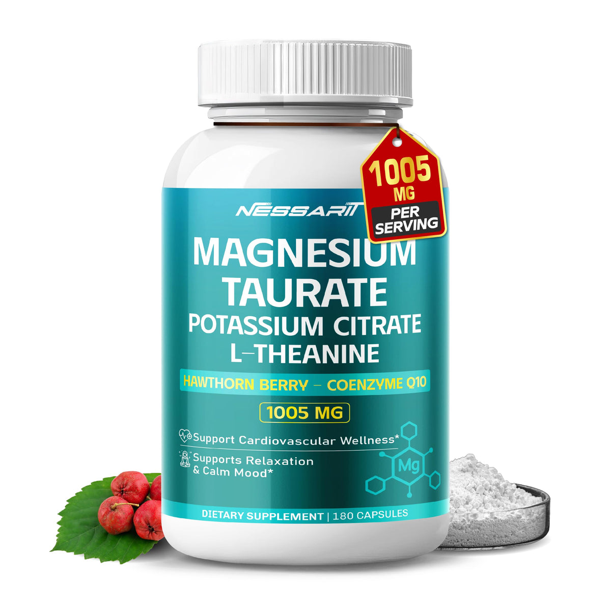 Flacon de 180 capsules de Complexe Magnésium NESSARIT