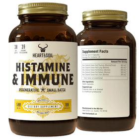 Flacon de 180 capsules de HEART & SOIL Complément Alimentaire Histamine