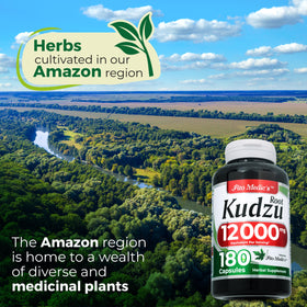 Flacon de 180 capsules de kudzu FITO MEDIC'S ouvert