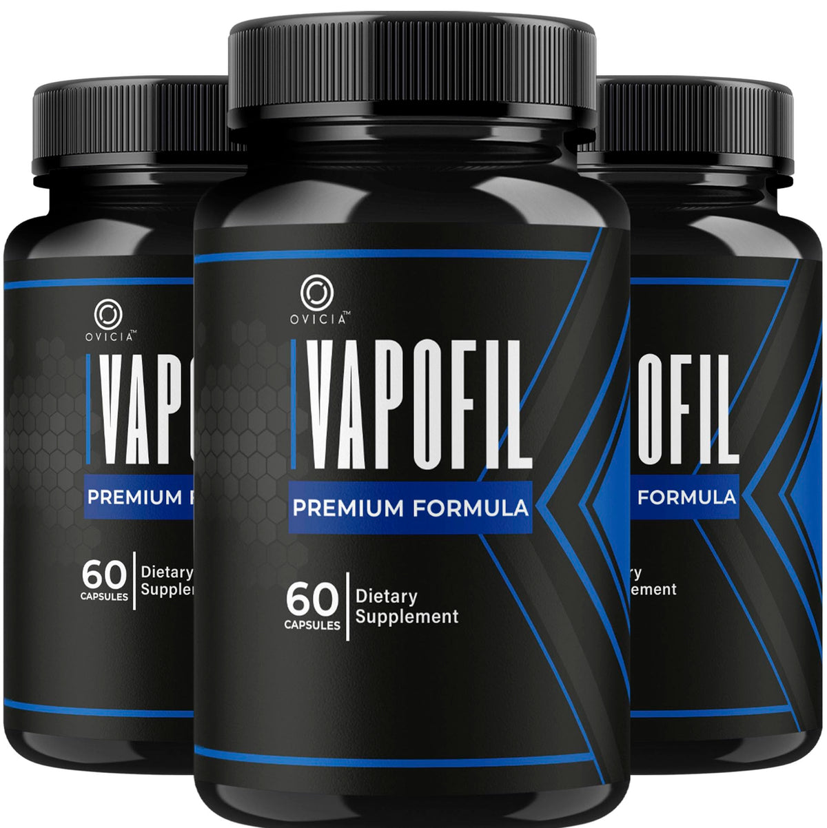 Flacon de 180 capsules Vapofil d'OVICIA vue de face