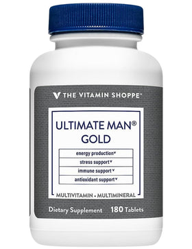 Flacon de 180 comprimés de multivitamines Ultime Homme de The Vitamin Shoppe