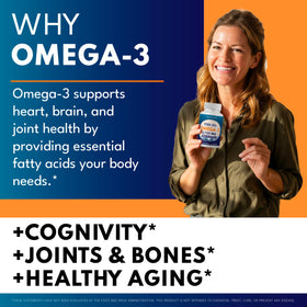 Flacon de 180 gélules de Superfood MD Omega 3