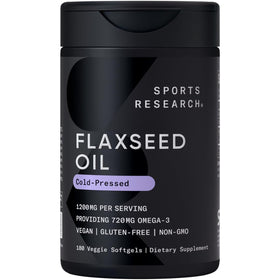 Flacon de 180 Plantgels d'huile de lin Vegan Sports Research