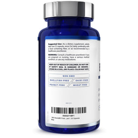Flacon de 1MD Nutrition BiomeMD avec capsules sur une table