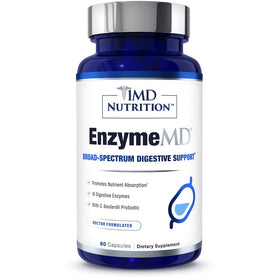Flacon de 1MD Nutrition EnzymeMD avec étiquette