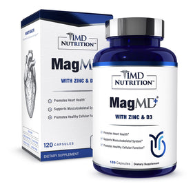 Flacon de 1MD Nutrition MagMD Plus avec capsules de magnésium