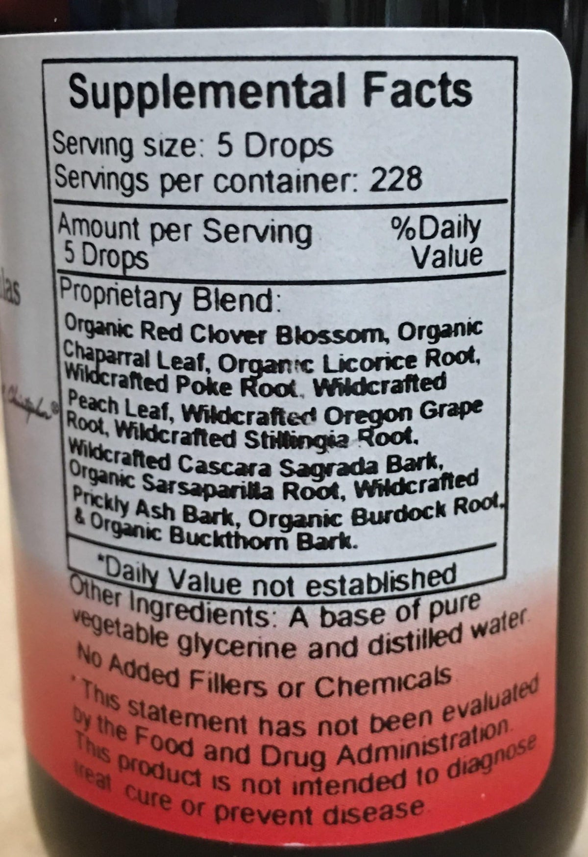 Flacon de 2 oz d'Extrait de Glycérine Blood Stream