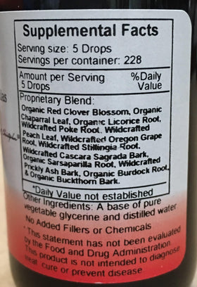 Flacon de 2 oz d'Extrait de Glycérine Blood Stream
