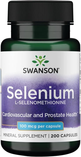 Flacon de 200 capsules de Sélénium L-sélénométhionine Swanson