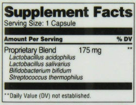 Flacon de 21st Century Probiotiques Acidophilus avec étiquette visible