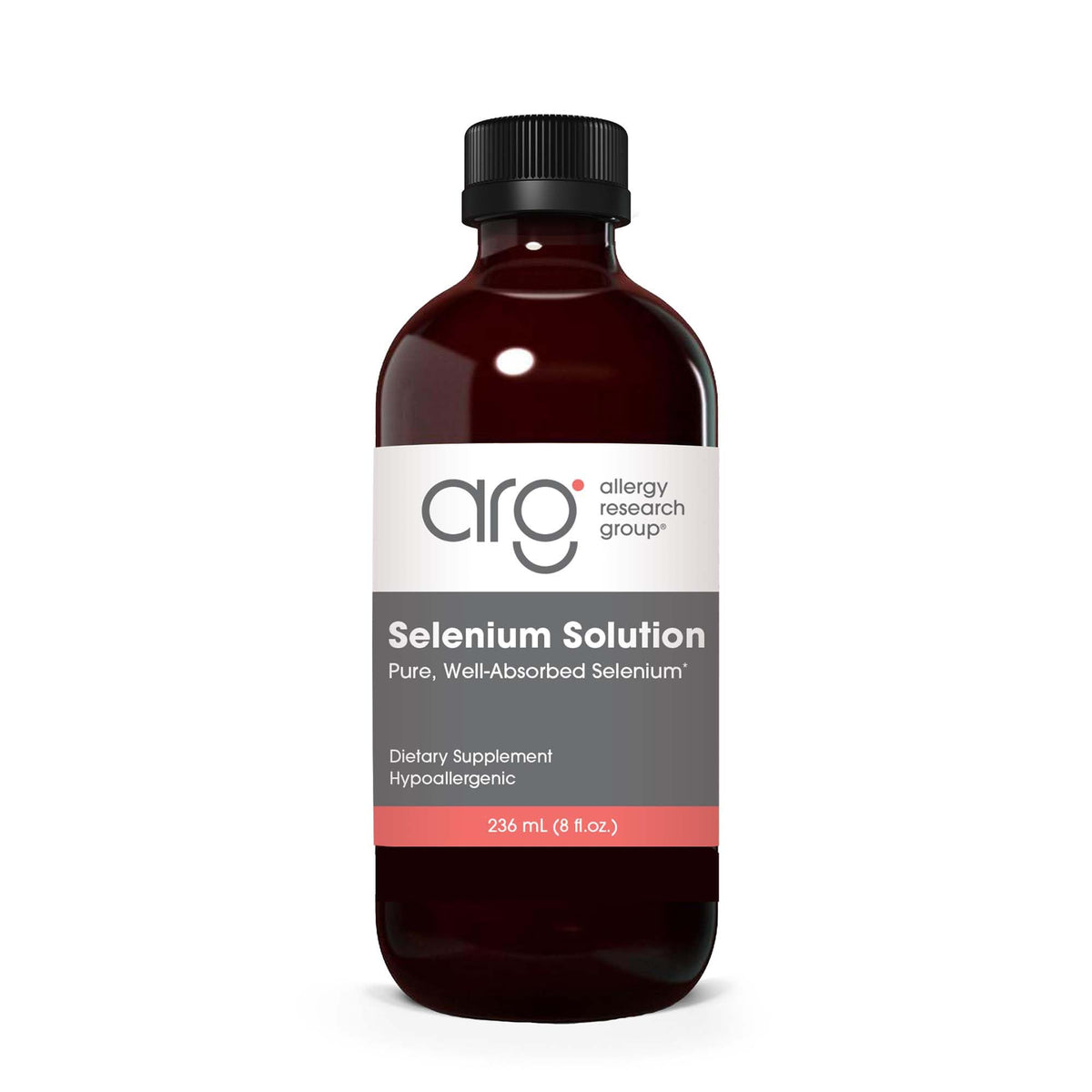 Flacon de 236 mL de solution de sélénium Allergy Research Group