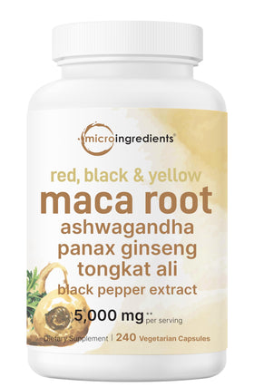 Flacon de 240 capsules végétales de Maca Root Micro Ingredients