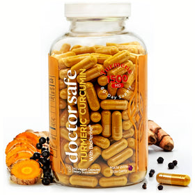 Flacon de 240 gélules de Curcuma Curcumin 1500mg de DOCTOR SAFE