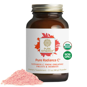 Flacon de 285g de poudre de vitamine C bio PURE SYNERGY