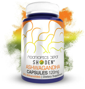 Flacon de 30 capsules d'extrait d'Ashwagandha Nootropics Depot
