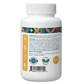 Flacon de 30 capsules de safran Pattern Wellness avec étiquette