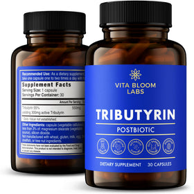 Flacon de 30 capsules de Tributyrin de Vita Bloom Labs