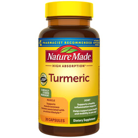 Flacon de 30 capsules Nature Made Curcuma Haute Absorption