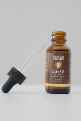 Flacon de 30 jours de gouttes de vitamine D3 K2
