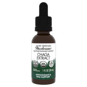 Flacon de 30 ml d'extrait de Chaga Host Defense avec pipette