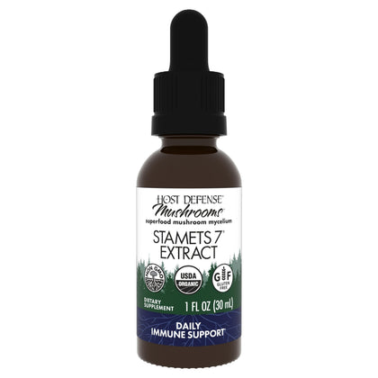 Flacon de 30 ml d'extrait de champignons Host Defense Stamets 7