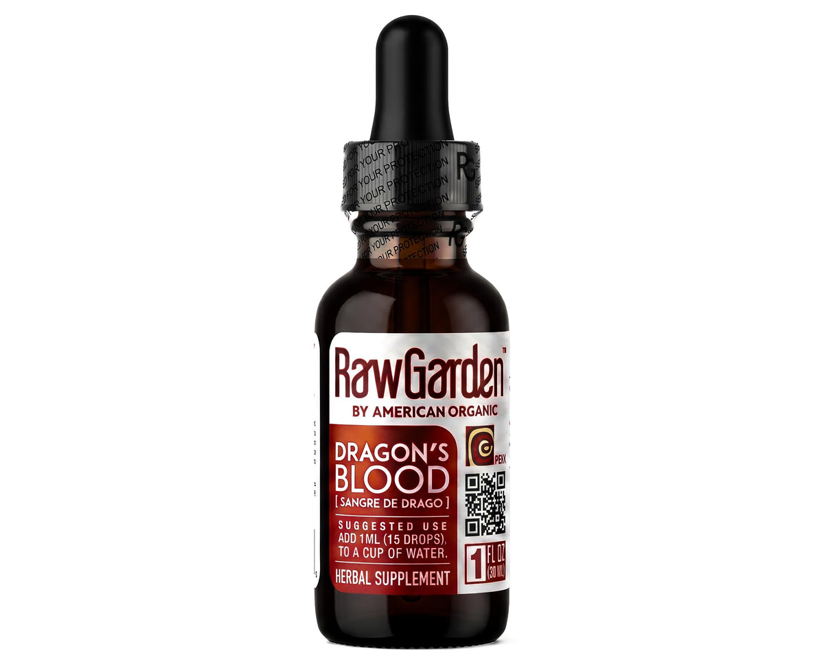 Flacon de 30 ml d'extrait de Sang du Dragon Raw Garden