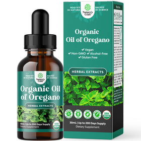 Flacon de 30 ml d'huile d'origan bio Natures Craft