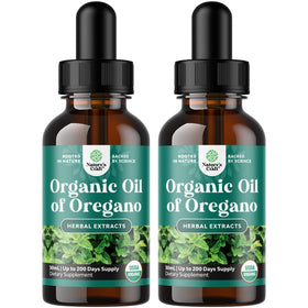 Flacon de 30 ml d'huile d'origan bio Natures Craft