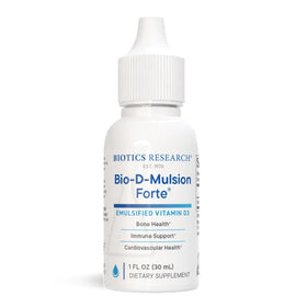 Flacon de 30 ml de Bio-D-Mulsion Forte de BIOTICS RESEARCH