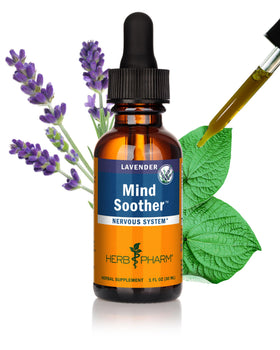 Flacon de 30 ml de Herb Pharm Mind Soother à la Lavande, vue avant