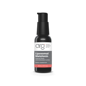 Flacon de 30 mL de mélatonine liposomale d'Allergy Research Group