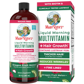 Flacon de 30 oz de MARYRUTH'S multivitamines liquides pour cheveux, vue de face