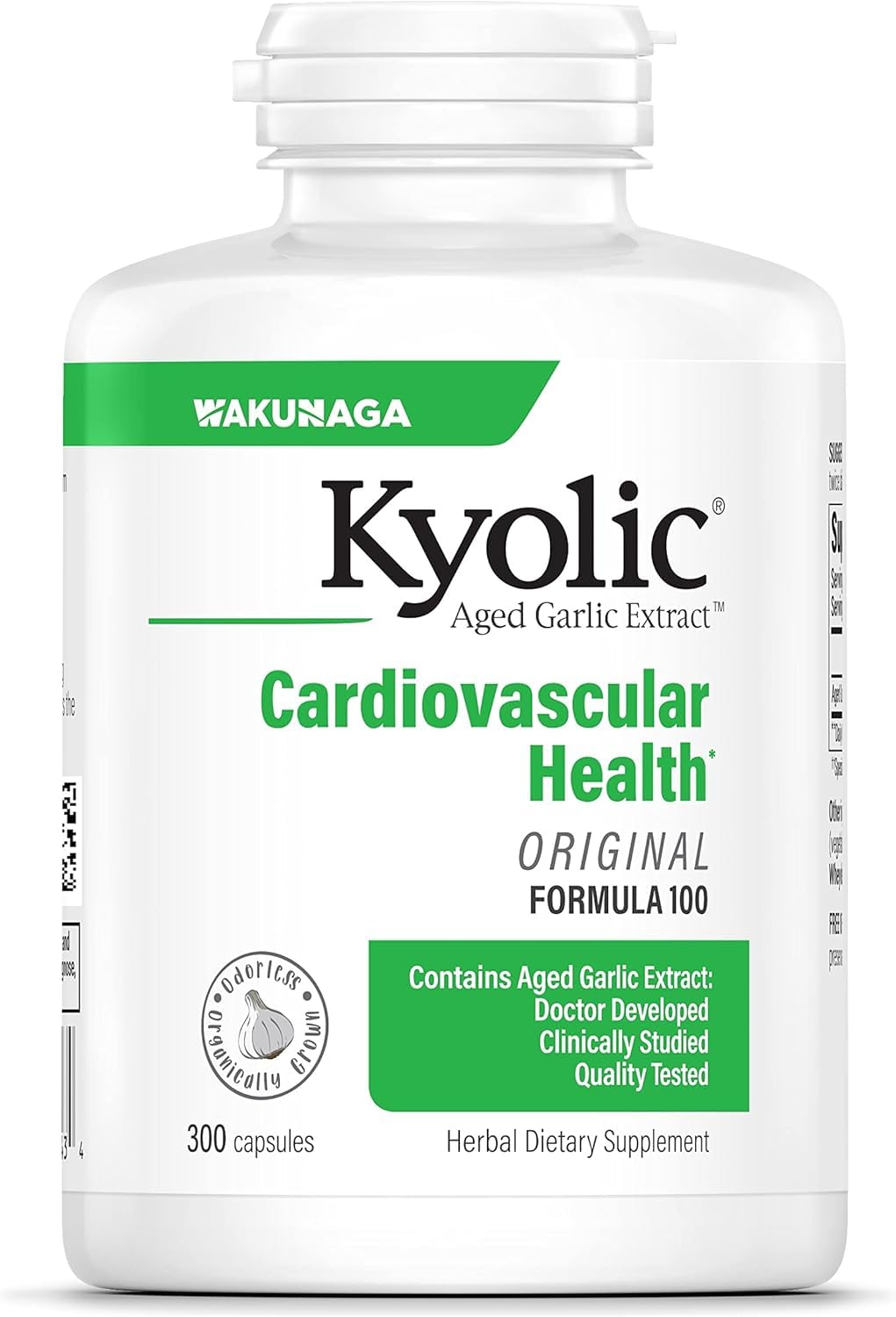 Flacon de 300 capsules de Kyolic Ail, vue de face